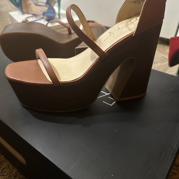 Jessica Simpson Shoes - Jessica Simpson Brown Platform Heels
